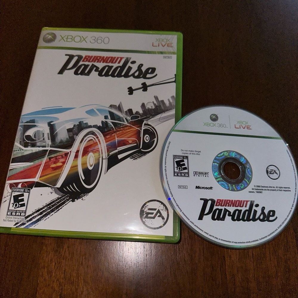 Burnout Paradise for 360 - White
